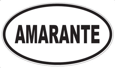 AMARANTE - Oval Magnet
