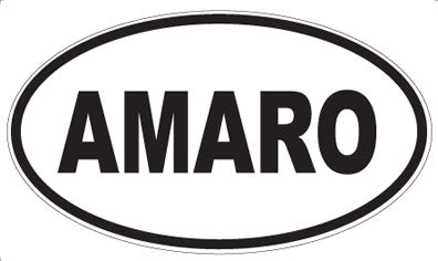 AMARO - Oval Sticker