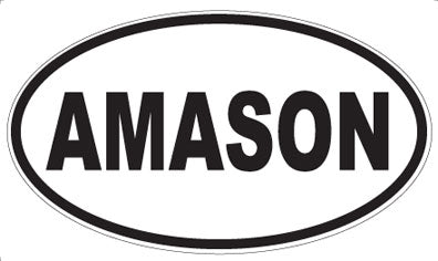 AMASON - Oval Sticker