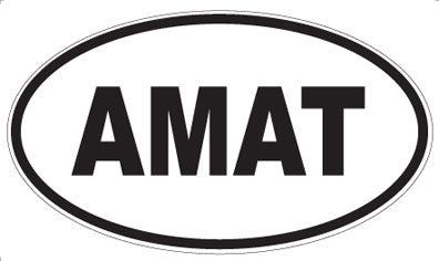 AMAT - Oval Sticker
