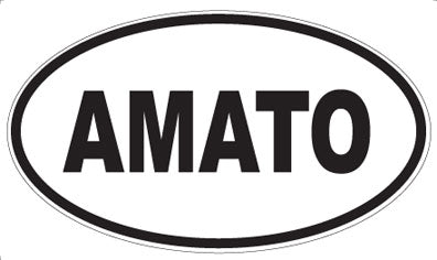 AMATO - Oval Sticker
