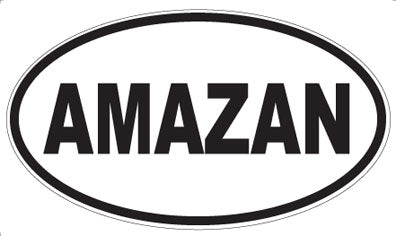 AMAZAN - Oval Magnet