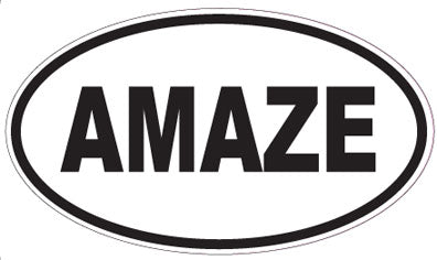 AMAZE - Oval Magnet