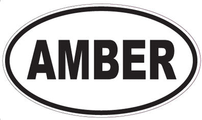 AMBER - Oval Magnet