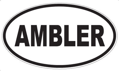 AMBLER - Oval Magnet