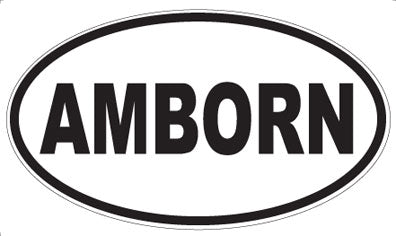 AMBORN - Oval Magnet