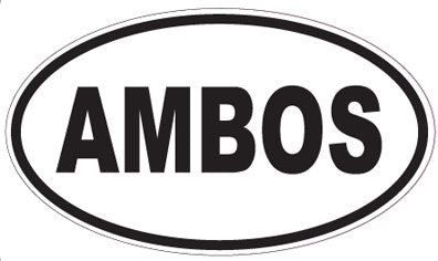AMBOS - Oval Magnet