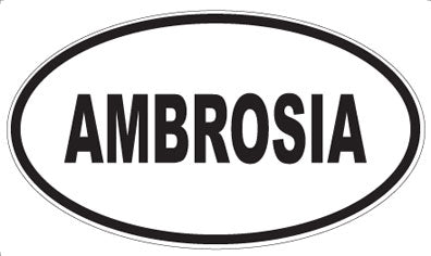 AMBROSIA - Oval Magnet