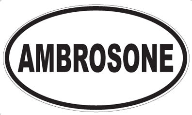 AMBROSONE - Oval Magnet