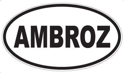 AMBROZ - Oval Magnet