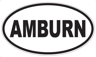 AMBURN - Oval Magnet