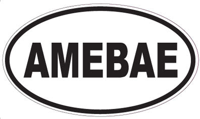 AMEBAE - Oval Sticker