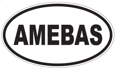 AMEBAS - Oval Sticker
