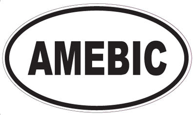 AMEBIC - Oval Sticker