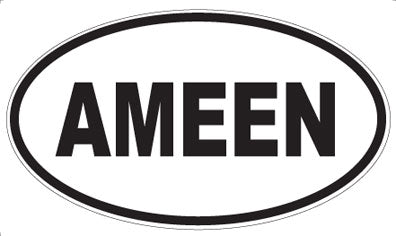 AMEEN - Oval Sticker