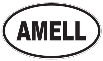 AMELL - Oval Sticker