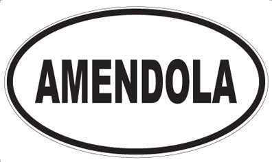 AMENDOLA - Oval Magnet