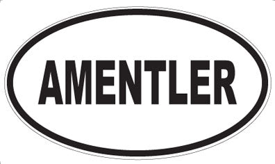 AMENTLER - Oval Magnet