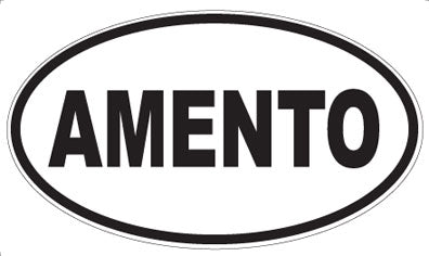 AMENTO - Oval Magnet