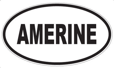 AMERINE - Oval Magnet