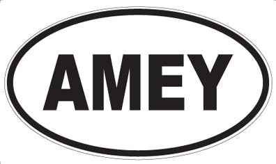 AMEY - Oval Magnet