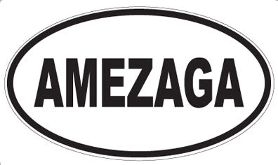 AMEZAGA - Oval Magnet
