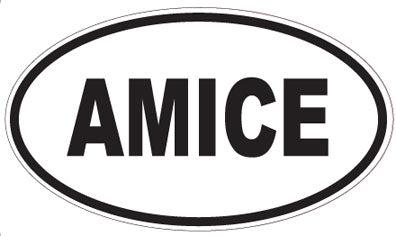 AMICE - Oval Sticker