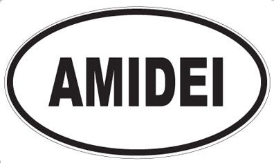 AMIDEI - Oval Magnet