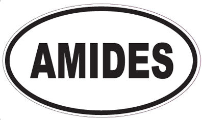 AMIDES - Oval Sticker