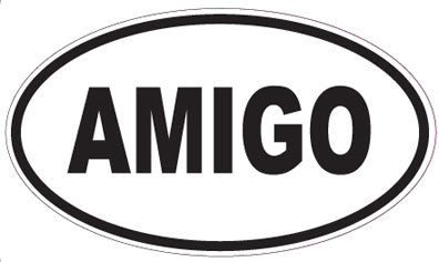 AMIGO - Oval Magnet