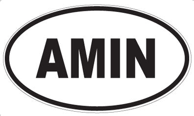 AMIN - Oval Magnet