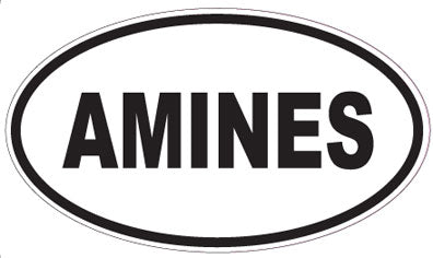 AMINES - Oval Sticker