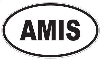 AMIS - Oval Sticker