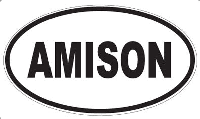 AMISON - Oval Magnet