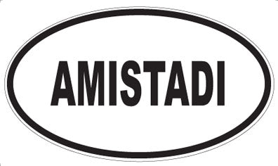 AMISTADI - Oval Magnet