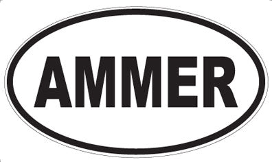 AMMER - Oval Magnet