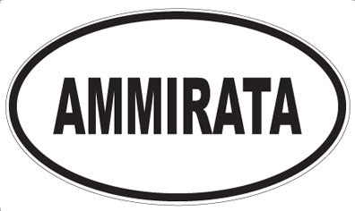 AMMIRATA - Oval Sticker