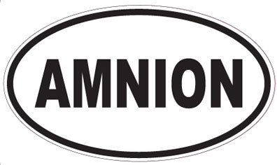 AMNION - Oval Sticker