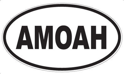 AMOAH - Oval Magnet