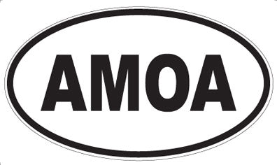 AMOA - Oval Magnet