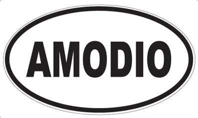 AMODIO - Oval Sticker