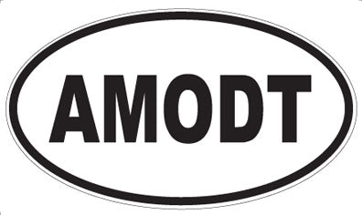 AMODT - Oval Sticker