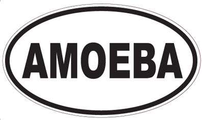 AMOEBA - Oval Sticker