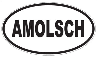 AMOLSCH - Oval Sticker