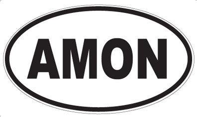 AMON - Oval Sticker