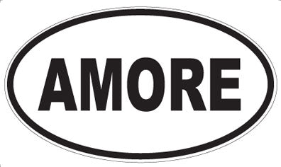 AMORE - Oval Magnet