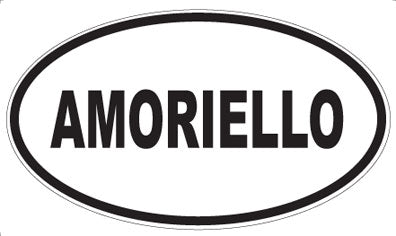 AMORIELLO - Oval Sticker