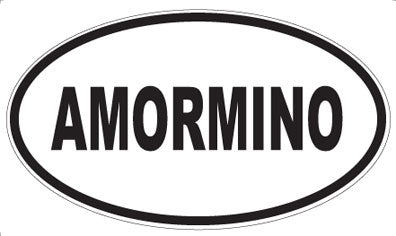 AMORMINO - Oval Sticker