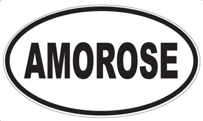 AMOROSE - Oval Magnet