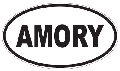 AMORY - Oval Sticker